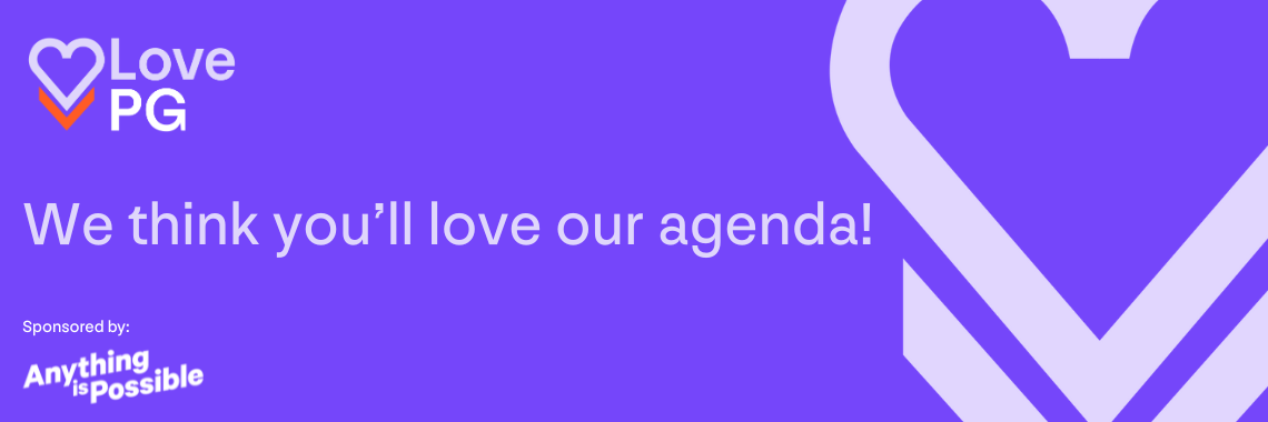 We think you'll love our agenda!