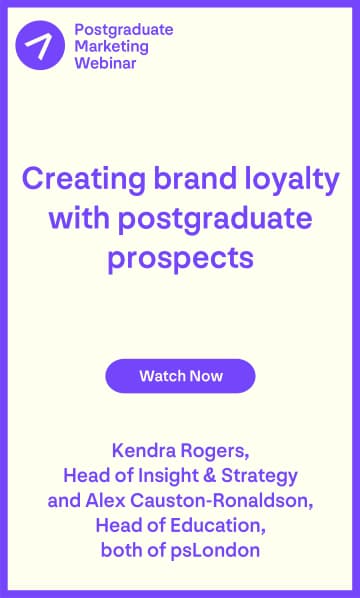 Webinar Feb 22 - Creating brand loyalty with postgraduate prospects
