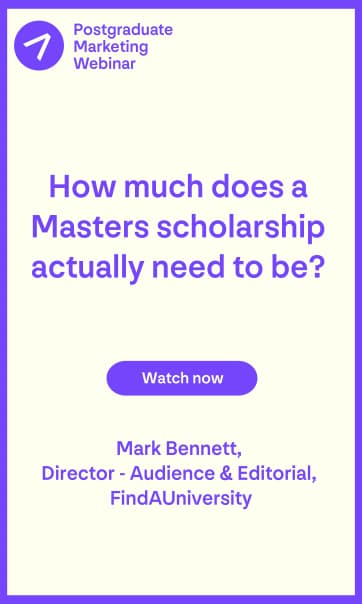 How much does a Masters scholarship actually need to be?
