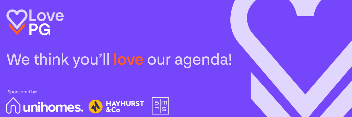LovePG We think you'll love our agenda!