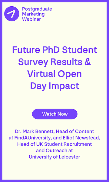 Webinar Sept 20 - Future PhD Student Survey Results & Virtual Open Day Impact