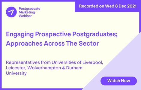 Engaging Prospective Postgraduates; Approaches Across The Sector-1