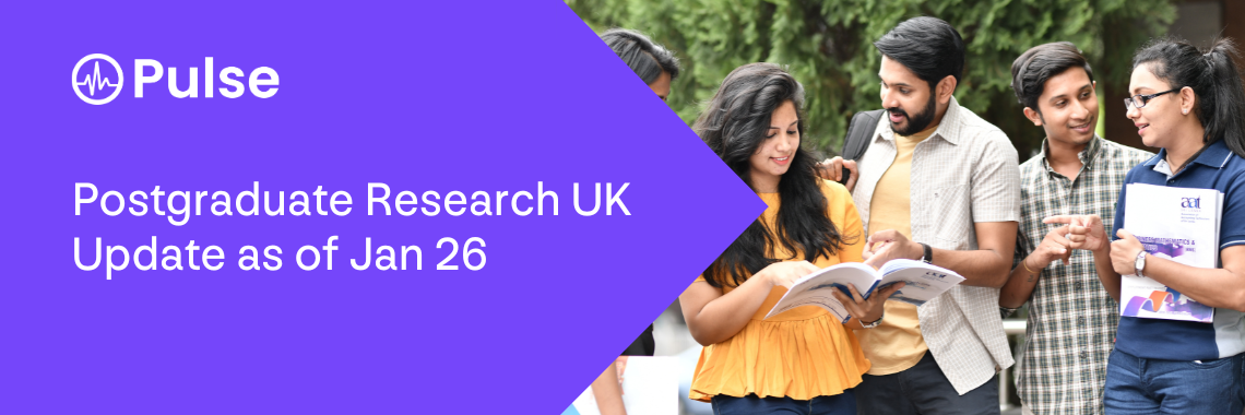 Postgraduate Research UK Update as of Jan 26