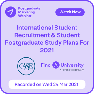 International Student Recruitment & Student Postgraduate Study Plans For 2021 (1)