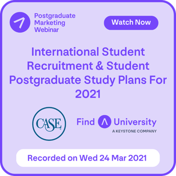 International Student Recruitment & Student Postgraduate Study Plans For 2021 (1)