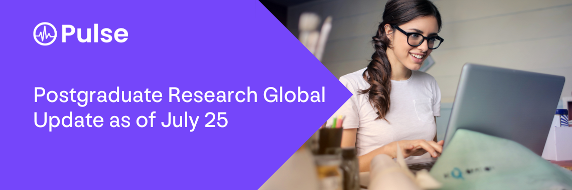 Postgraduate Research Global Update as of July 25