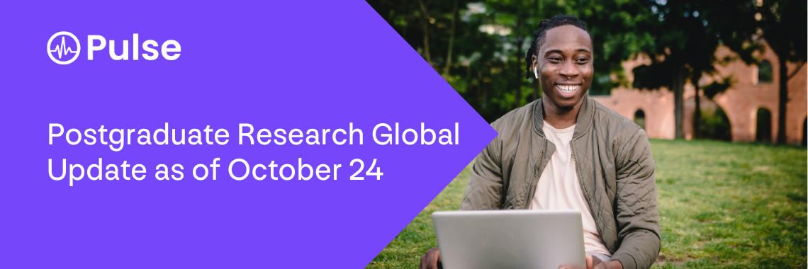 Postgraduate Research Global Update as of October 24