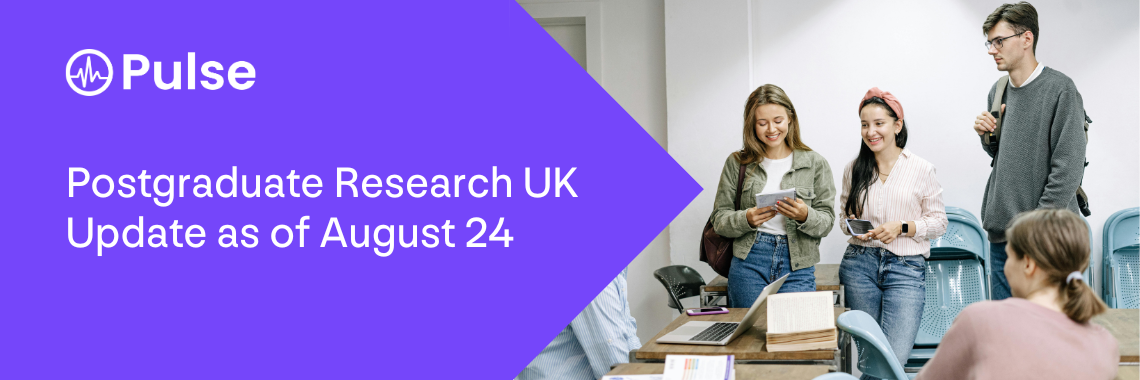 Postgraduate Research UK Update as of August 24