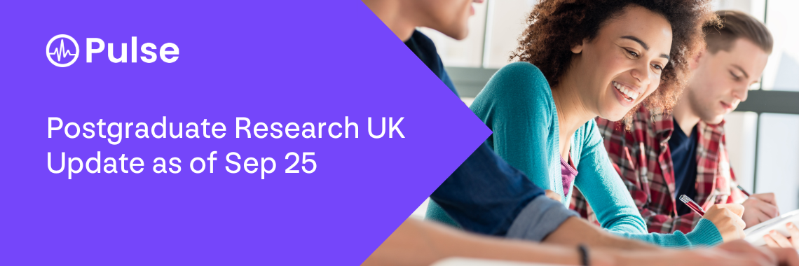 Postgraduate Research UK Update as of Sep 25