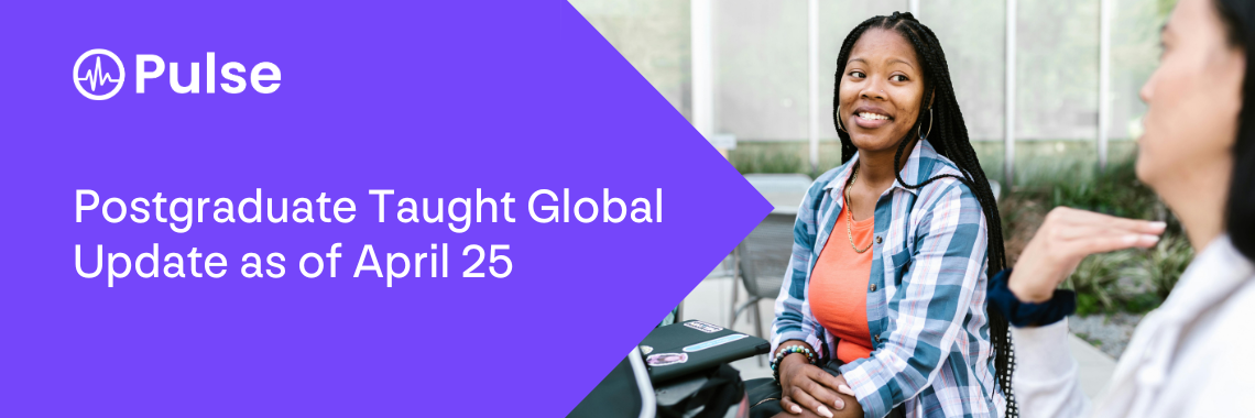 Postgraduate Taught Global Update Update as of April 25 Postgraduate Taught Global Update Update as of April 25
