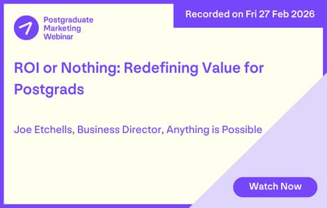 ROI or Nothing Redefining Value for Postgrads