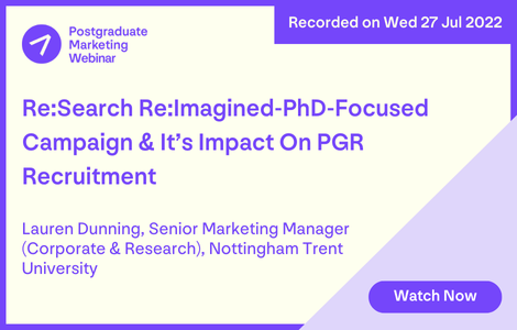 ReSearch ReImagined-PhD-Focused Campaign & It’s Impact On PGR Recruitment -2