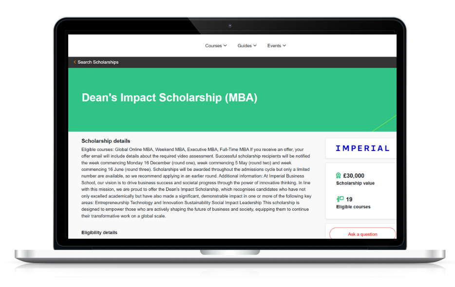 Scholarship Search Example