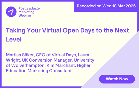 Taking Your Virtual Open Days to the Next Level - on-demand