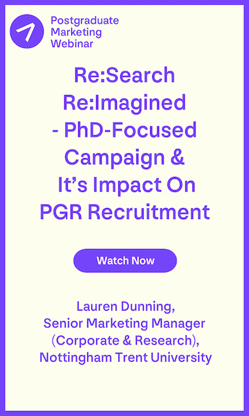 Re:search, Re:Imagined PhD-focused campaign and it's impact on PGR recruitment